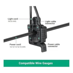 EDISHINE Paquete de 10 conectores de cable de bajo_2