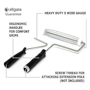 Allgala TH10302 Juego de rodillos de pintura 12 piezas_3