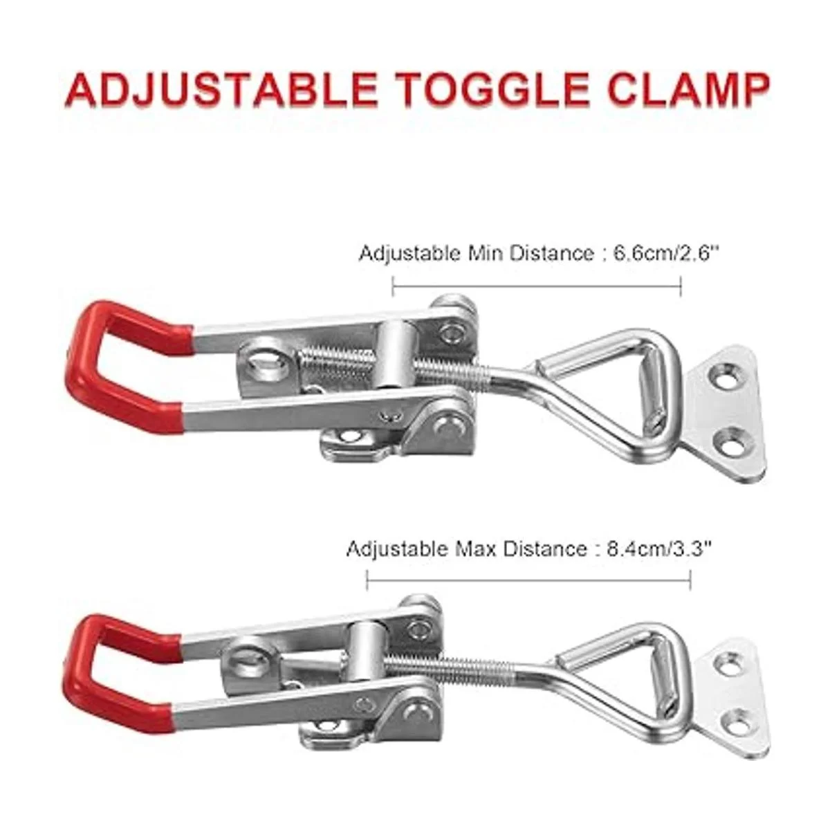 Accessbuy Abrazadera de pestillo de palanca ajustable_5