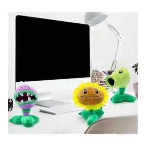 Maikerry Juguete de peluche de 3 piezas de plantas y_6