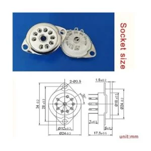 1 Unidades Dual Way Magic Eye 6E2 Tubo Indicador de Nivel_6