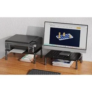 Zimilar Paquete de 2 soportes elevadores para monitor de 3_3