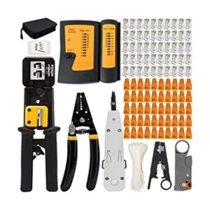 TAIWAIN CAT5 CAT6 RJ45 Kit de herramientas de crimpado Lan_1