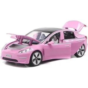 Juguete de coche a escala 132 modelo 3 con sonido y luz_4