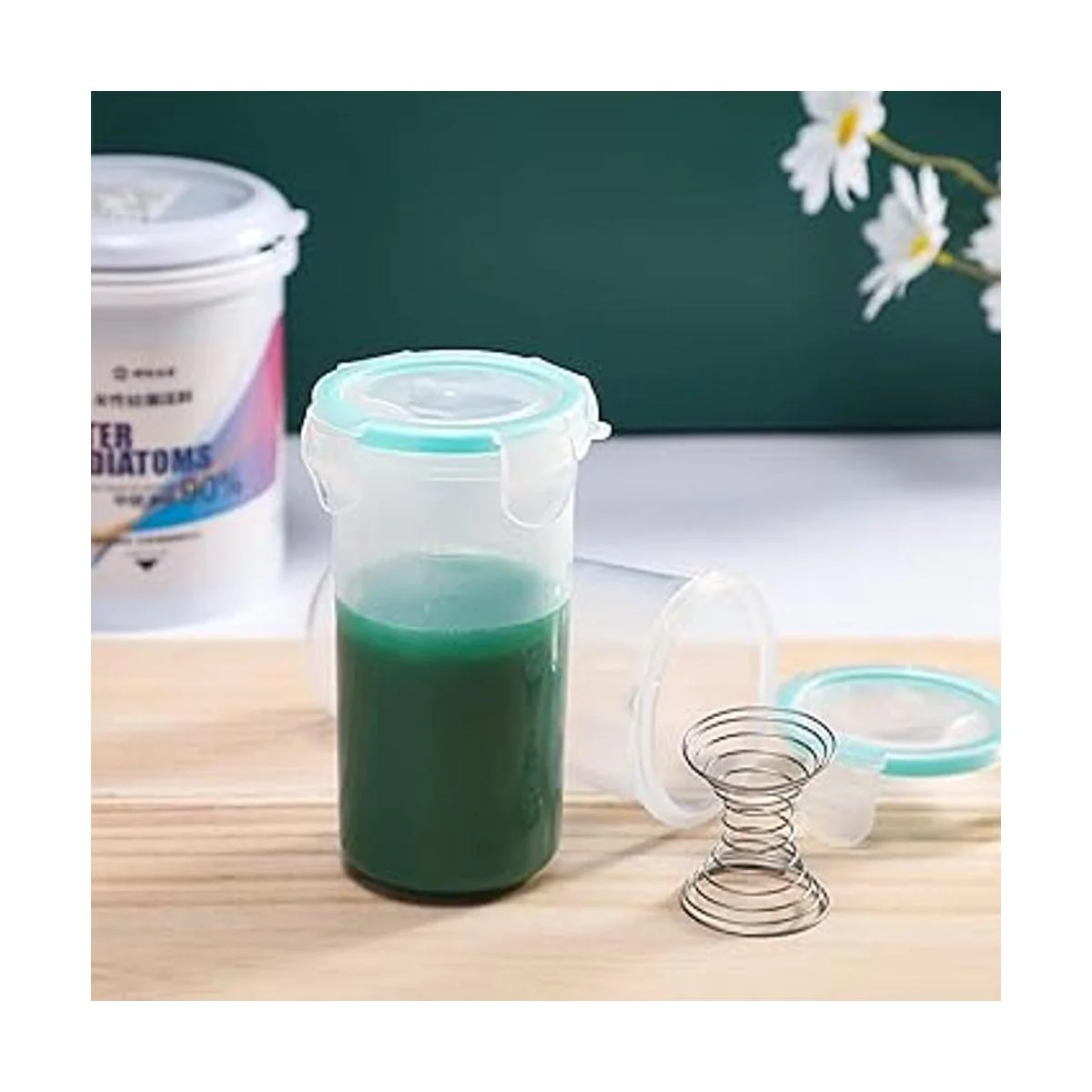 Recipiente de pintura para retoque tazas de_6