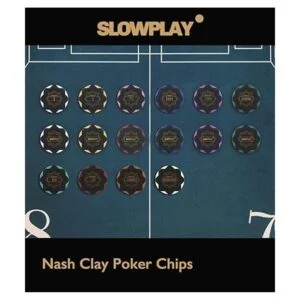 SLOWPLAY Juego de muestras de fichas de póquer Chips de_2