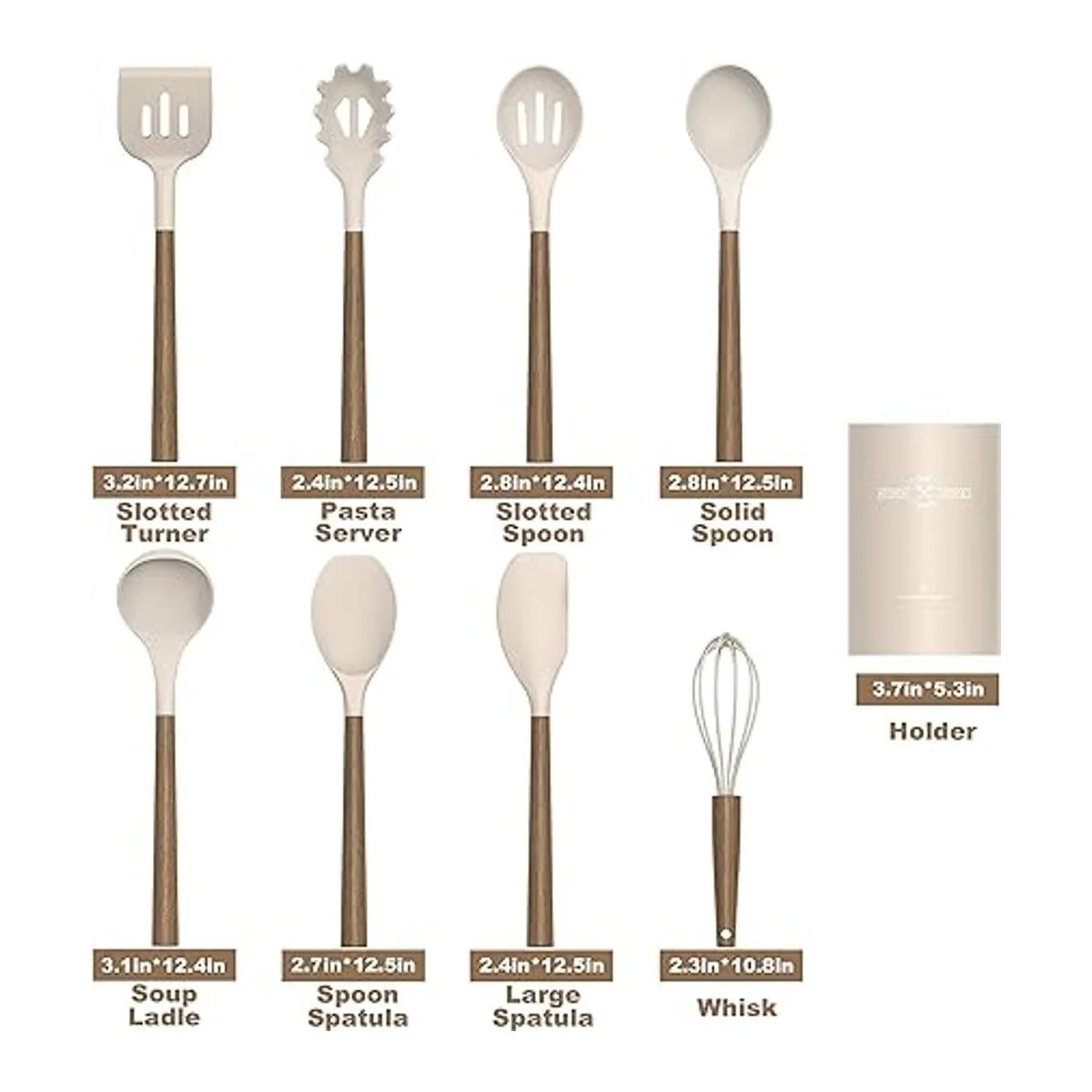 Juego de utensilios de cocina de silicona 9 piezas_2