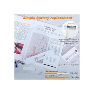 Sgzshsld Luz de libro lámpara LED de placa plana_6