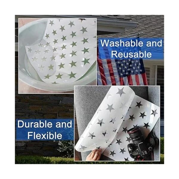 Plantilla de plantilla de 50 estrellas con bandera_4
