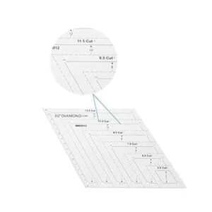 Eriokk Juego de 5 plantillas de acolchado de cuadrícula_7