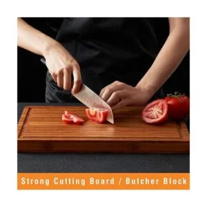 Tabla de cortar de madera de bambú para cocina bloque de_3