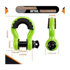 Grilletes Orcish de 34 pulgadas en D con arandela_2