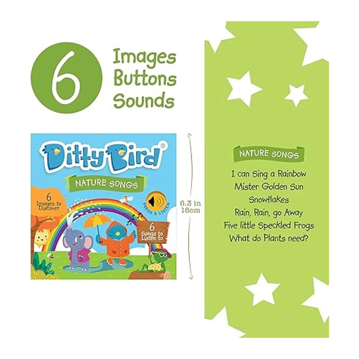 DITTY BIRD Mister Golden Sun Libro de rimas para bebés_2