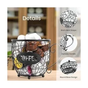 Soporte para cápsulas de café y organizador de tazas K_5