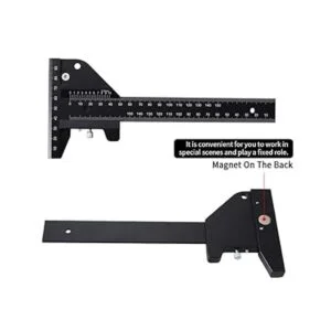 Carpintería Scriber regla multifuncional en forma de T_3