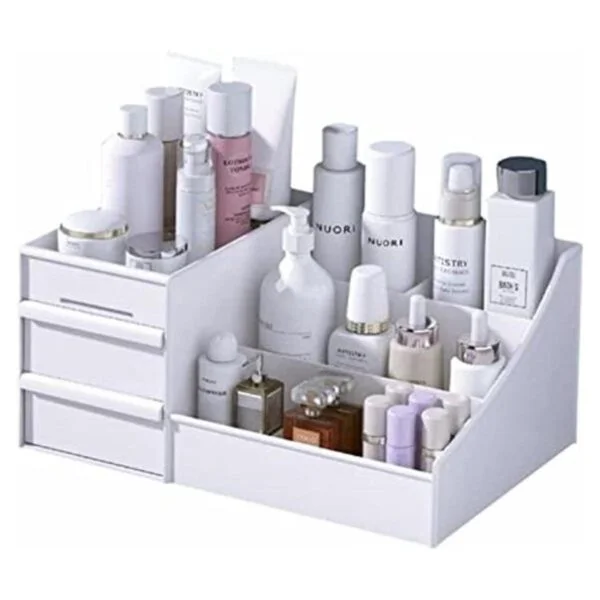 Organizador de escritorio de maquillaje con cajones_1