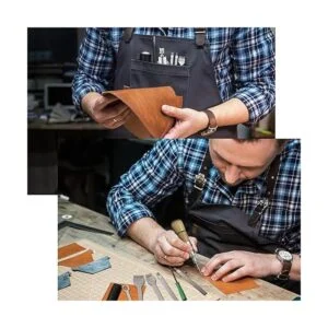 Juego de 10 punzones de costura de cuero punzón de_7