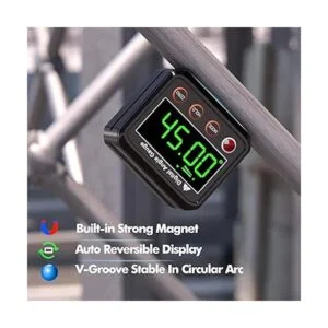 VOLCANOES CLUB Inclinómetro magnético de ángulo digital_4