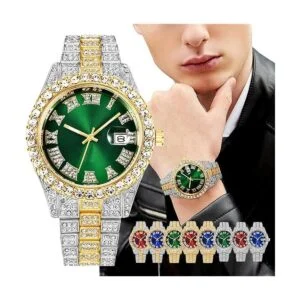 Reloj de pulsera analógico de cuarzo para hombre con_4
