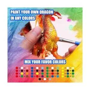 Solday Kits de juguetes de dragón de pintura para niños_6