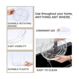 Susan perezoso antideslizante de 3 niveles para cocina_5