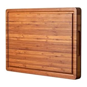 Tabla de cortar de madera de bambú para cocina bloque de_1