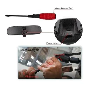 RLBHILON Espejo retrovisor interior compatible con Nissan_3