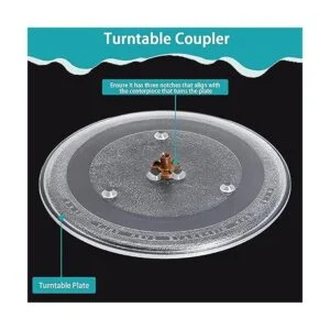 Gemroom Placa de vidrio de microondas de 11.25 pulgadas_4