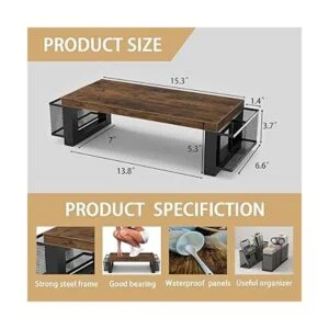 JAFUSI Soporte elevador para monitor con almacenamiento_3