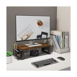 JAFUSI Soporte elevador para monitor con almacenamiento_2