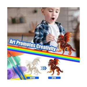 Solday Kits de juguetes de dragón de pintura para niños_2
