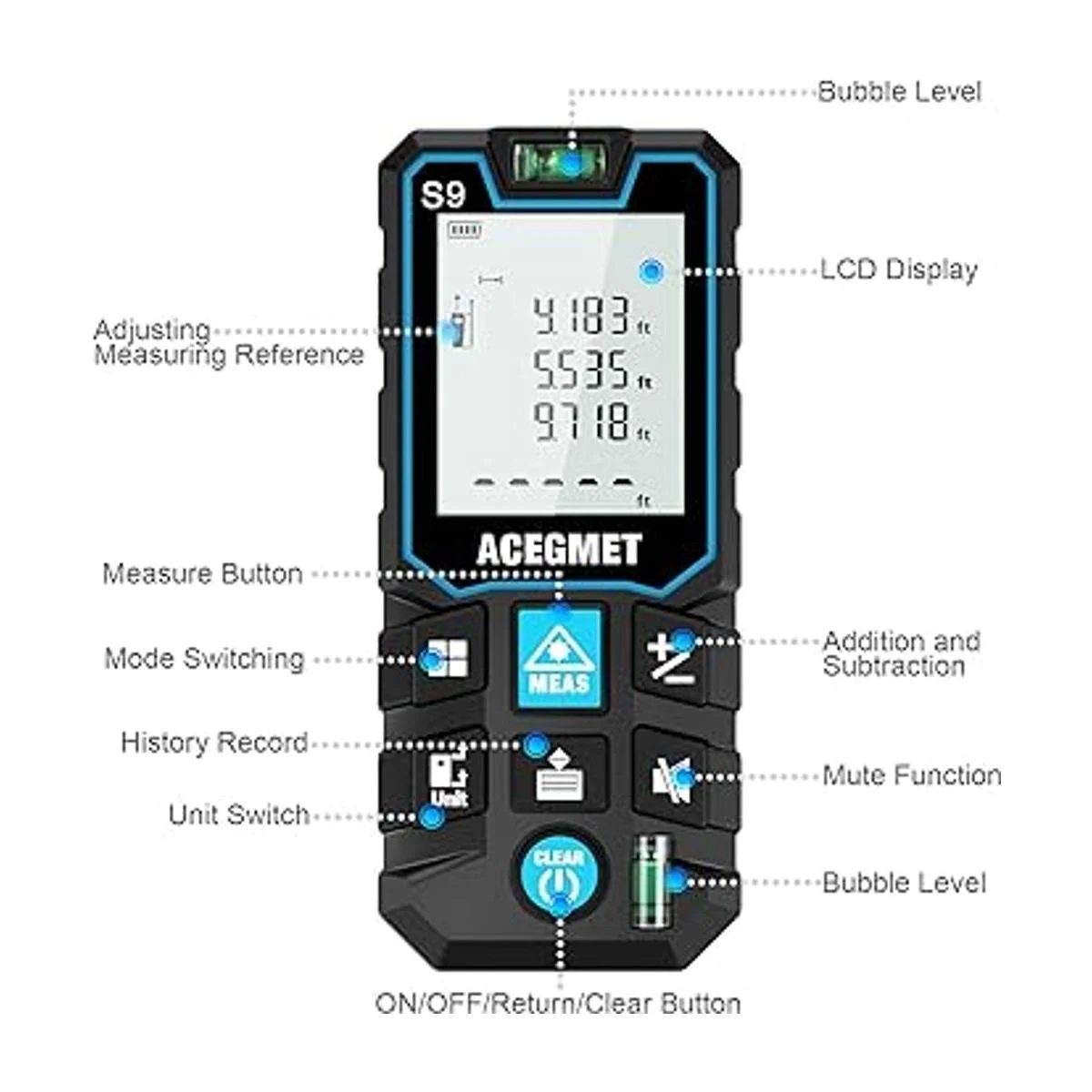 ACEGMET Medición láser herramienta de medición láser_2