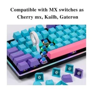 Ussixchare Teclas PBT retroiluminadas para teclado de_5