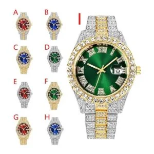 Reloj de pulsera analógico de cuarzo para hombre con_5