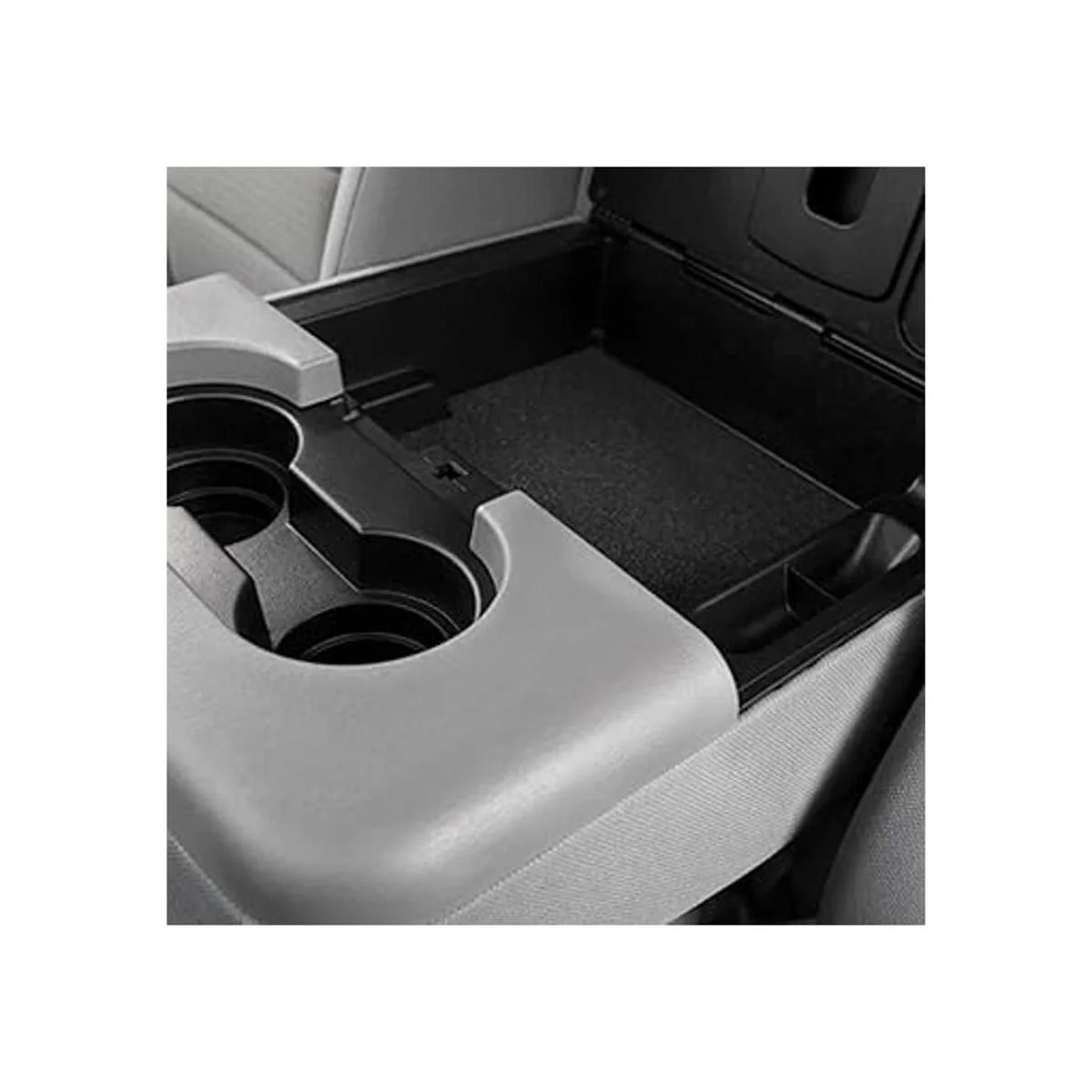 Dasbecan Soporte de taza de consola central trasera gris_5