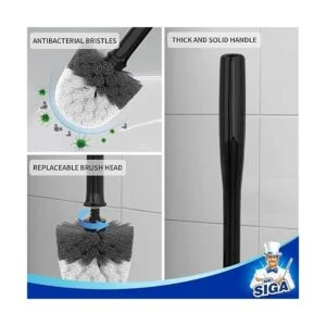 MR.SIGA Cepillo y soporte para inodoro de alta calidad_5