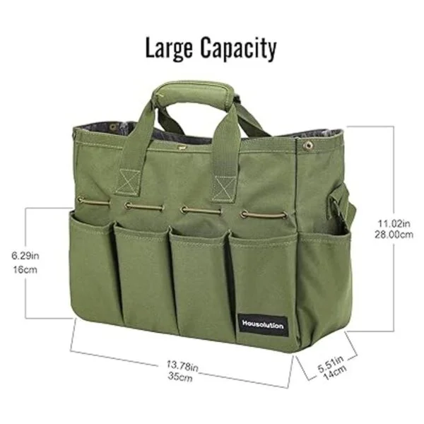 Housolution Bolsa de herramientas de jardinería bolsa de_2