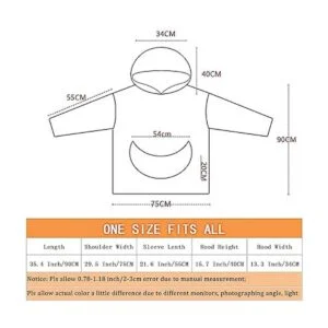 Manta con capucha sudadera de gran tamaño para adultos_4