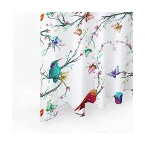 Ao blare Cortina de ducha para pájaros con diseño de_5