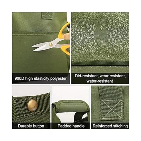 Housolution Bolsa de herramientas de jardinería bolsa de_4