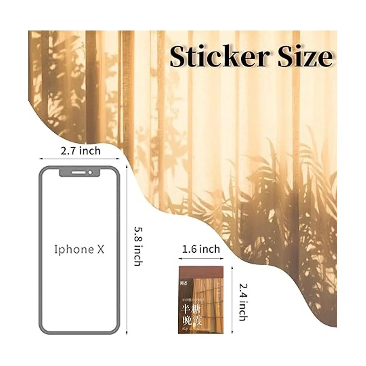 Juego de 600 calcomanías Washi 12 juegos de álbumes de_2