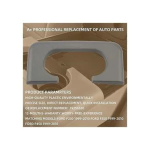 Dasbecan Soporte de taza de consola central trasera gris_2