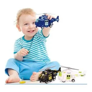 OMGTOY Helicóptero militar avión de la fuerza aérea con_2