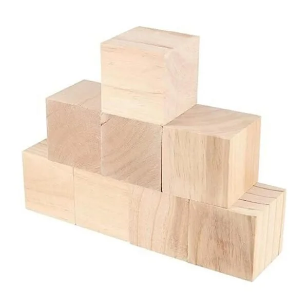 SINJEUN Paquete de 8 cubos de madera de 2.75 pulgadas_1