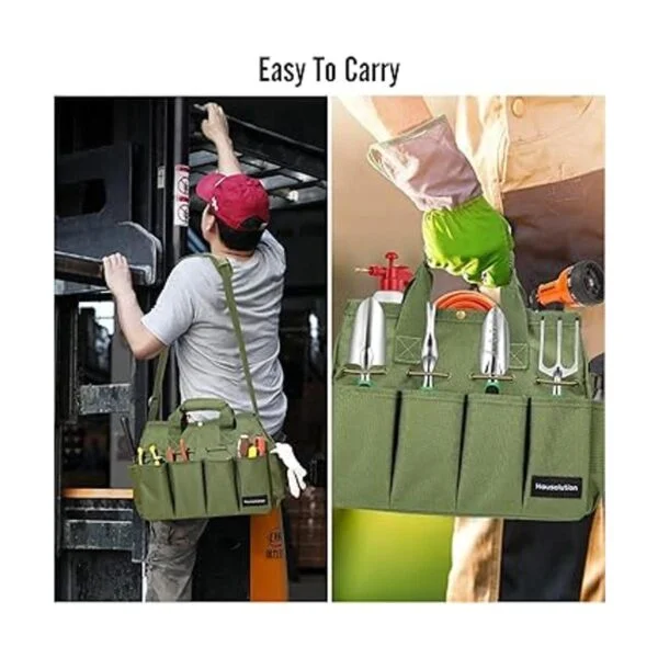 Housolution Bolsa de herramientas de jardinería bolsa de_6