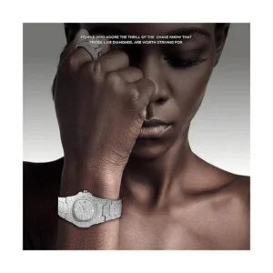 Moda Cristal Diamante Relojes HombreMujeres Lujo Blinged_5