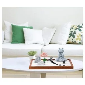 Zen Garden Kit de jardín Zen para escritorio accesorios_5