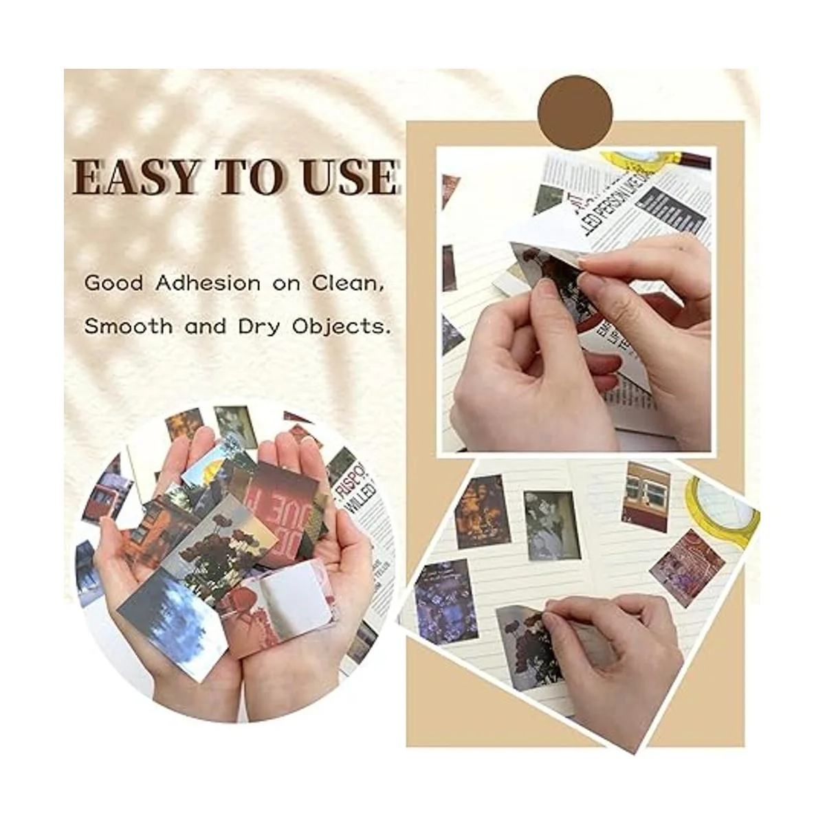 Juego de 600 calcomanías Washi 12 juegos de álbumes de_5