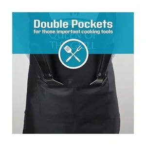 Delantal de la reina de la parrilla divertido delantal_4