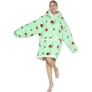 Manta con capucha sudadera de gran tamaño para adultos_6